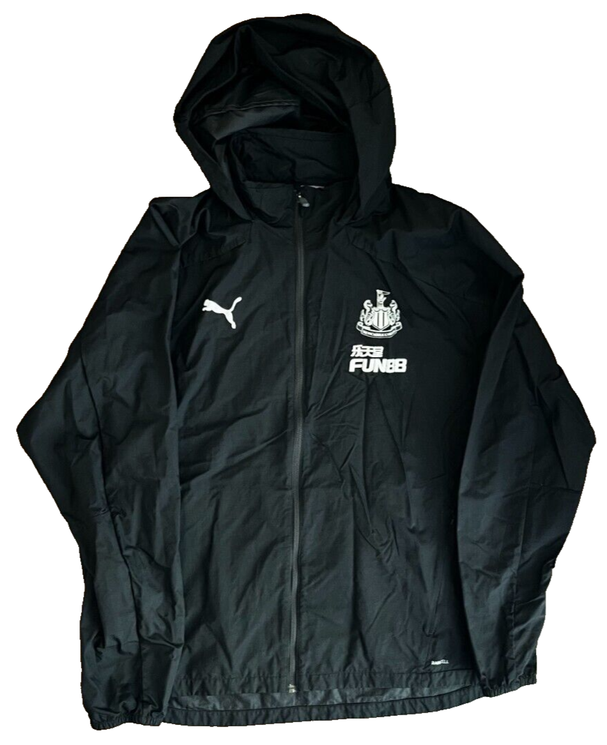 Newcastle United Jacket Football Training Windbreaker Raincell Puma Size Men 2XL