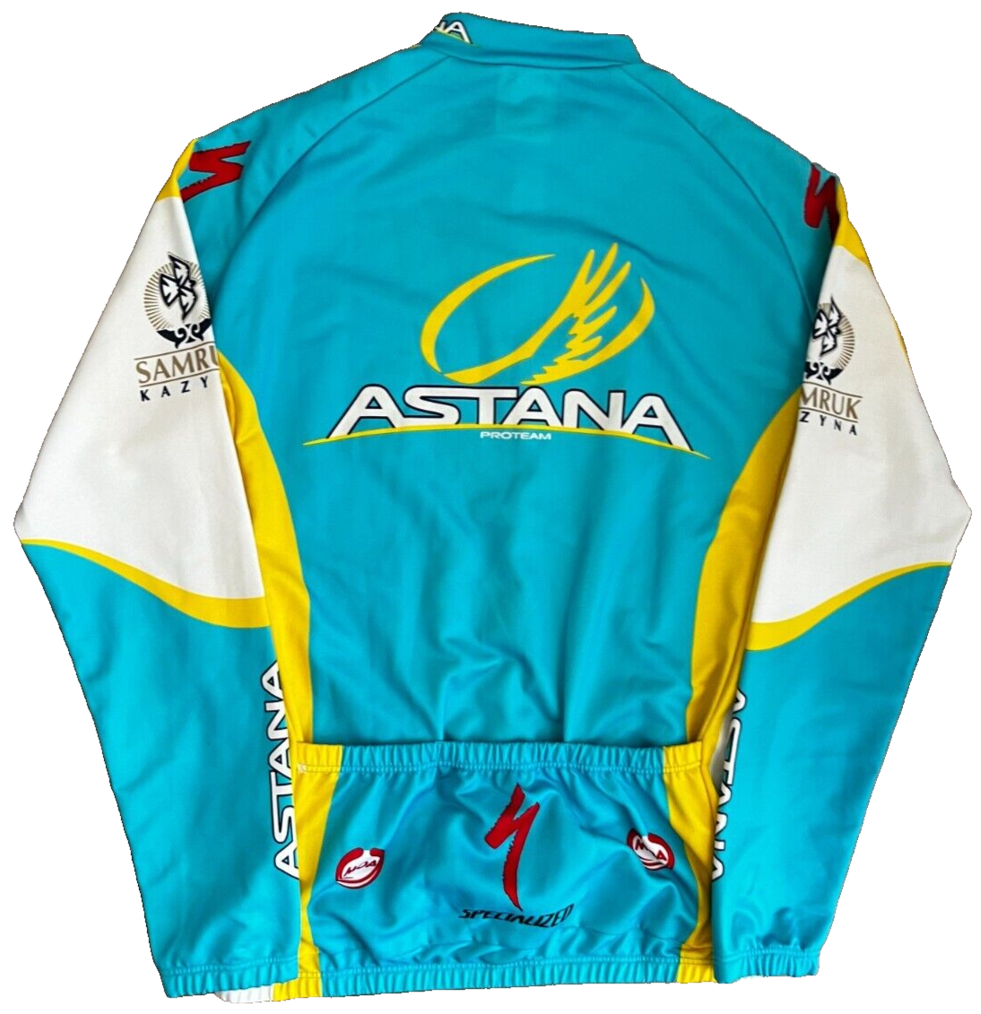 Moa Astana Team Cycling Jersey Jacket Men’s Size 7 Specialized Kazakhstan Zip