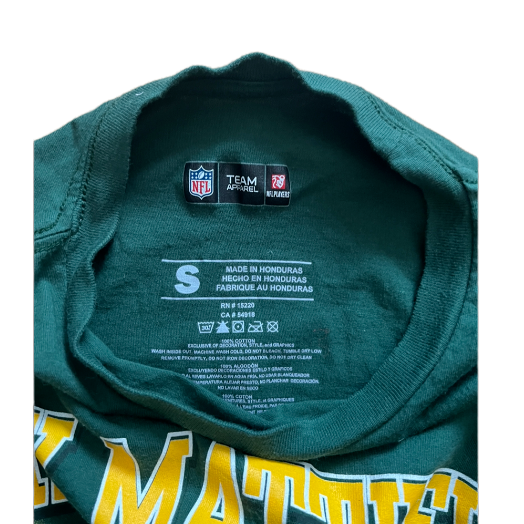 Clay Matthews Green Bay Packers NFL Shirt Jersey Camiseta Trikot Mailot Mens S