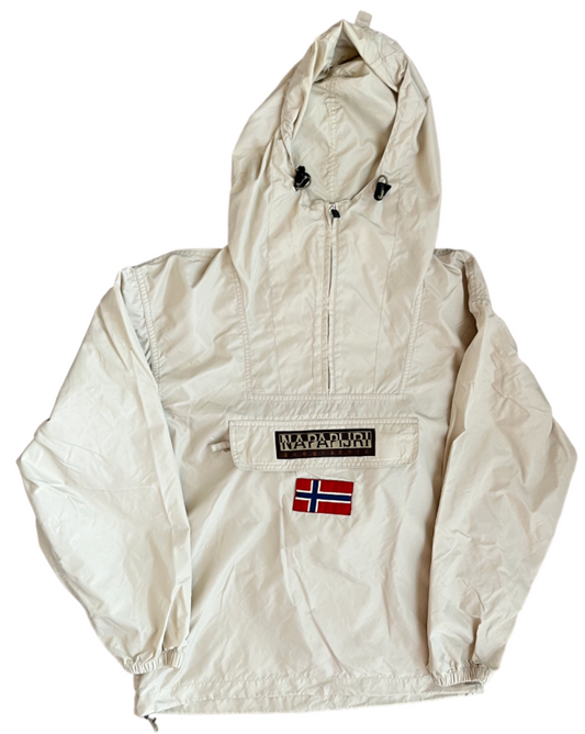 Napapijri Jacket Rainforest Anorak Beige Size Men XS