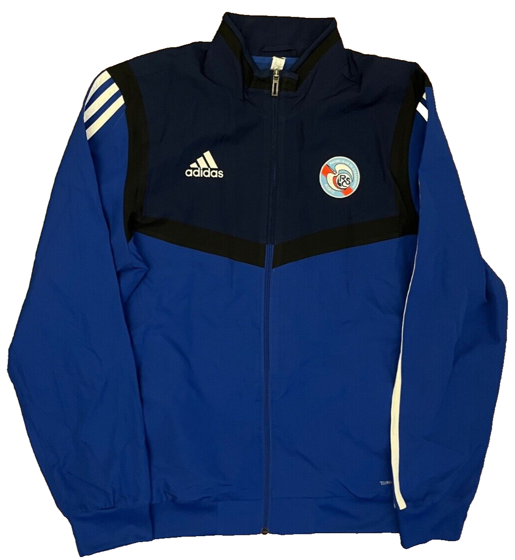 RARE RCS Strasbourg Jacket 2019 Adidas Football Full Zip Size Men M