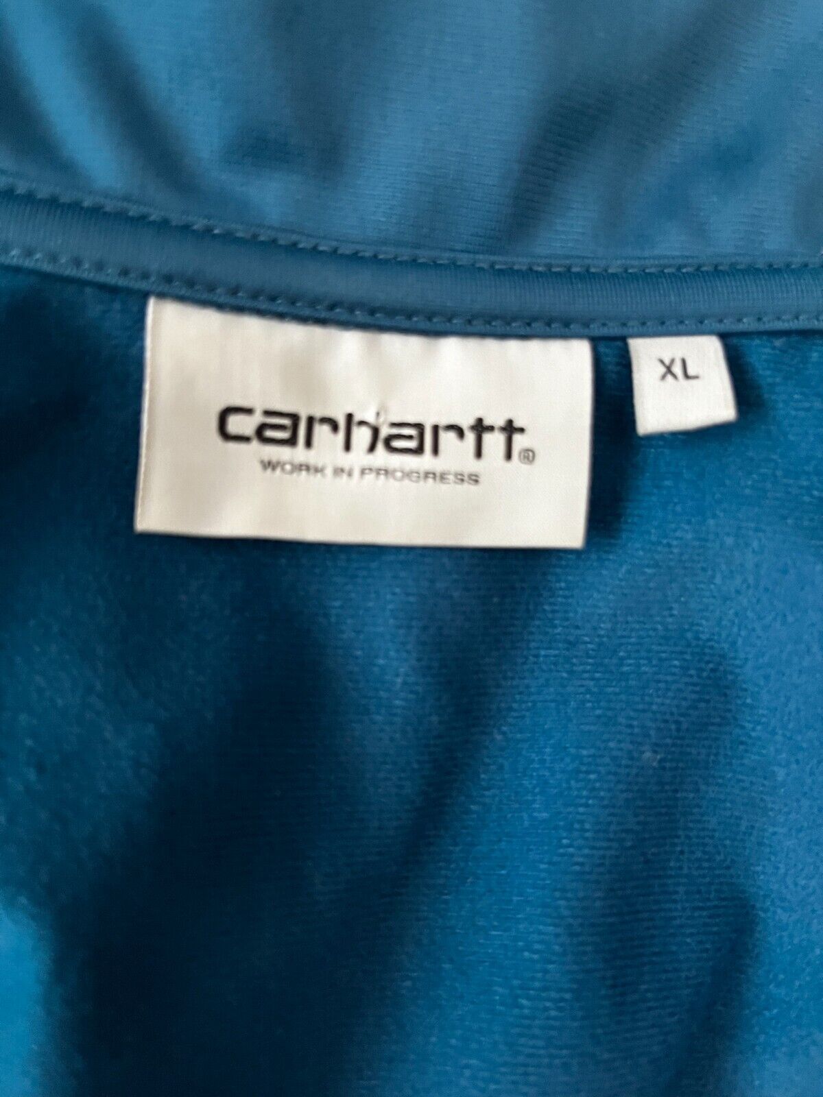 Carhartt Track Goodwin Jacket Zip Sudadera Men Size XL Blue