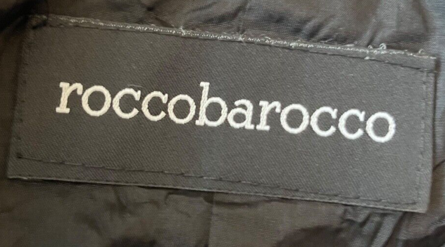 Rocco Barocco Jacket Cotton Women Size US 6 IT 42