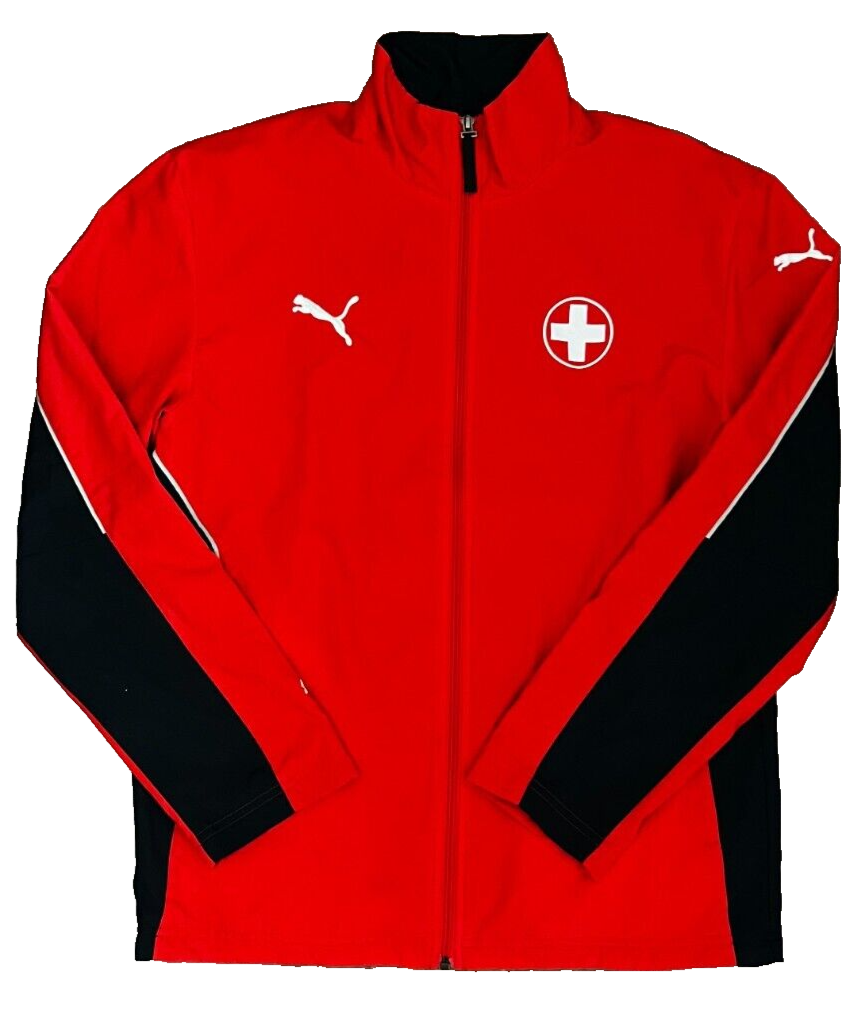 Switzerland Football Training Presentation Jacket Sudadera Puma Size Men S