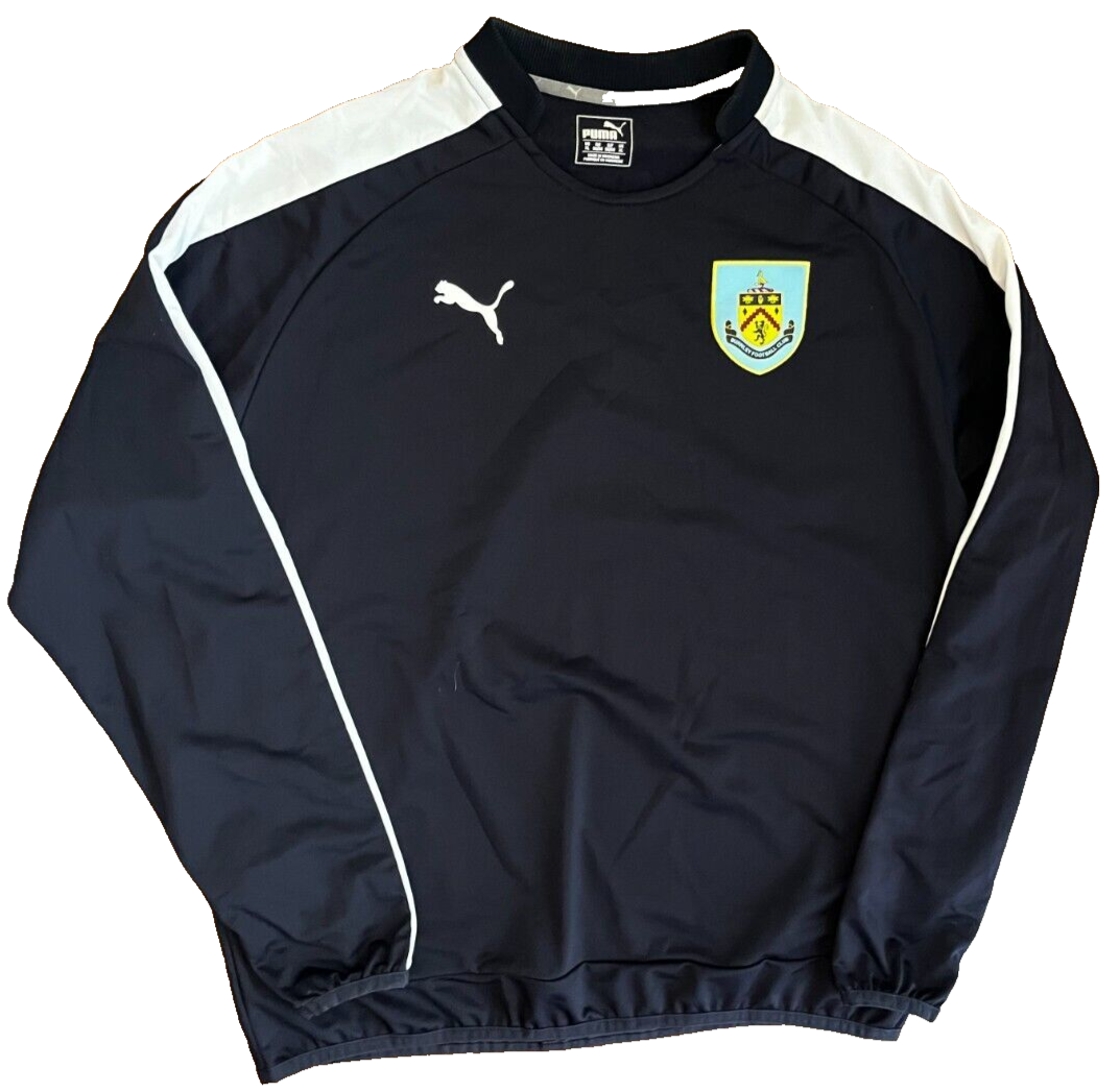 Burnley Sweat Football Pullover Training Sweatshirt Puma Size Men XL