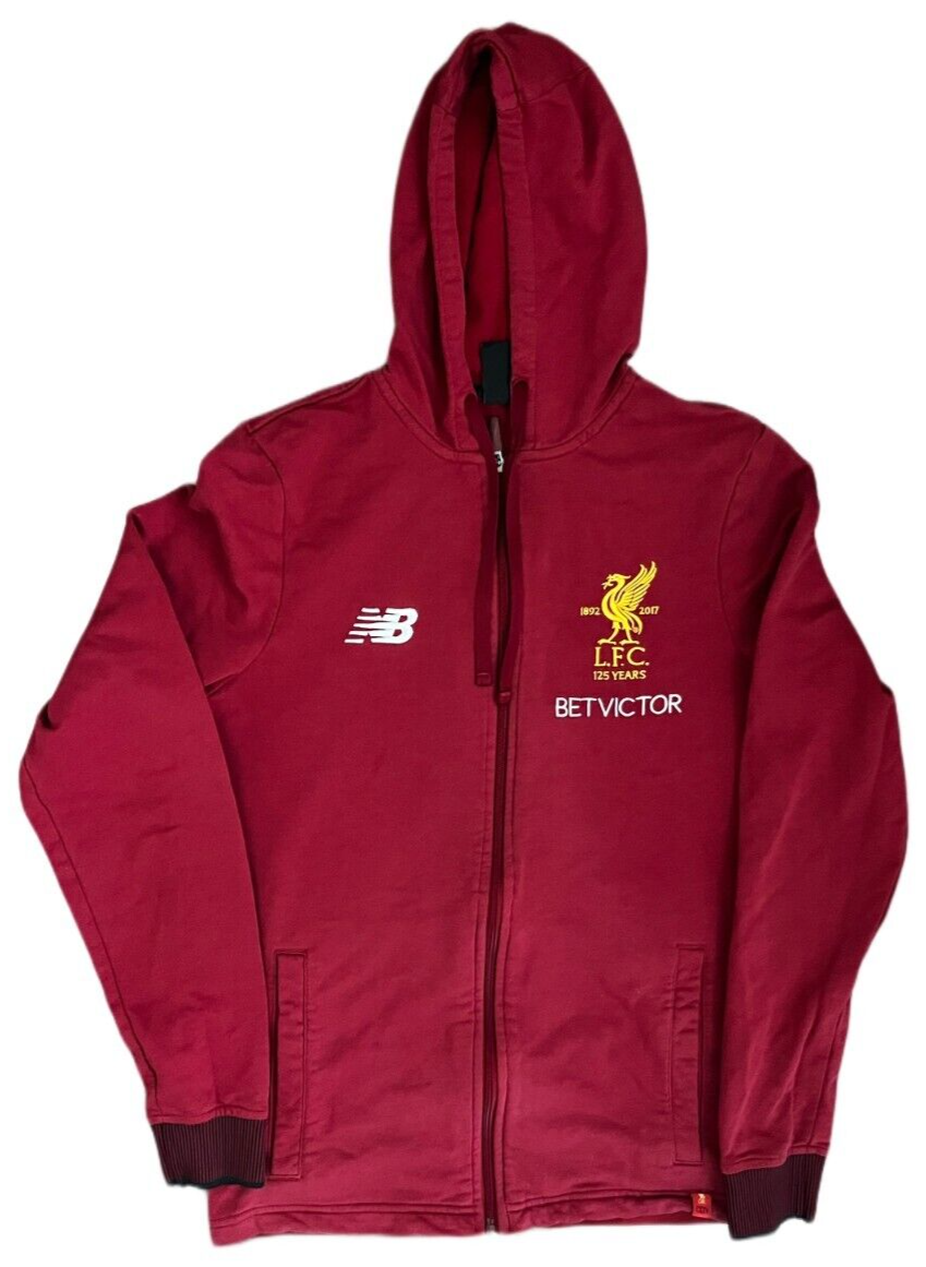 Liverpool Training Presentation Jacket Sudadera New Balance Hoodie Size Men S