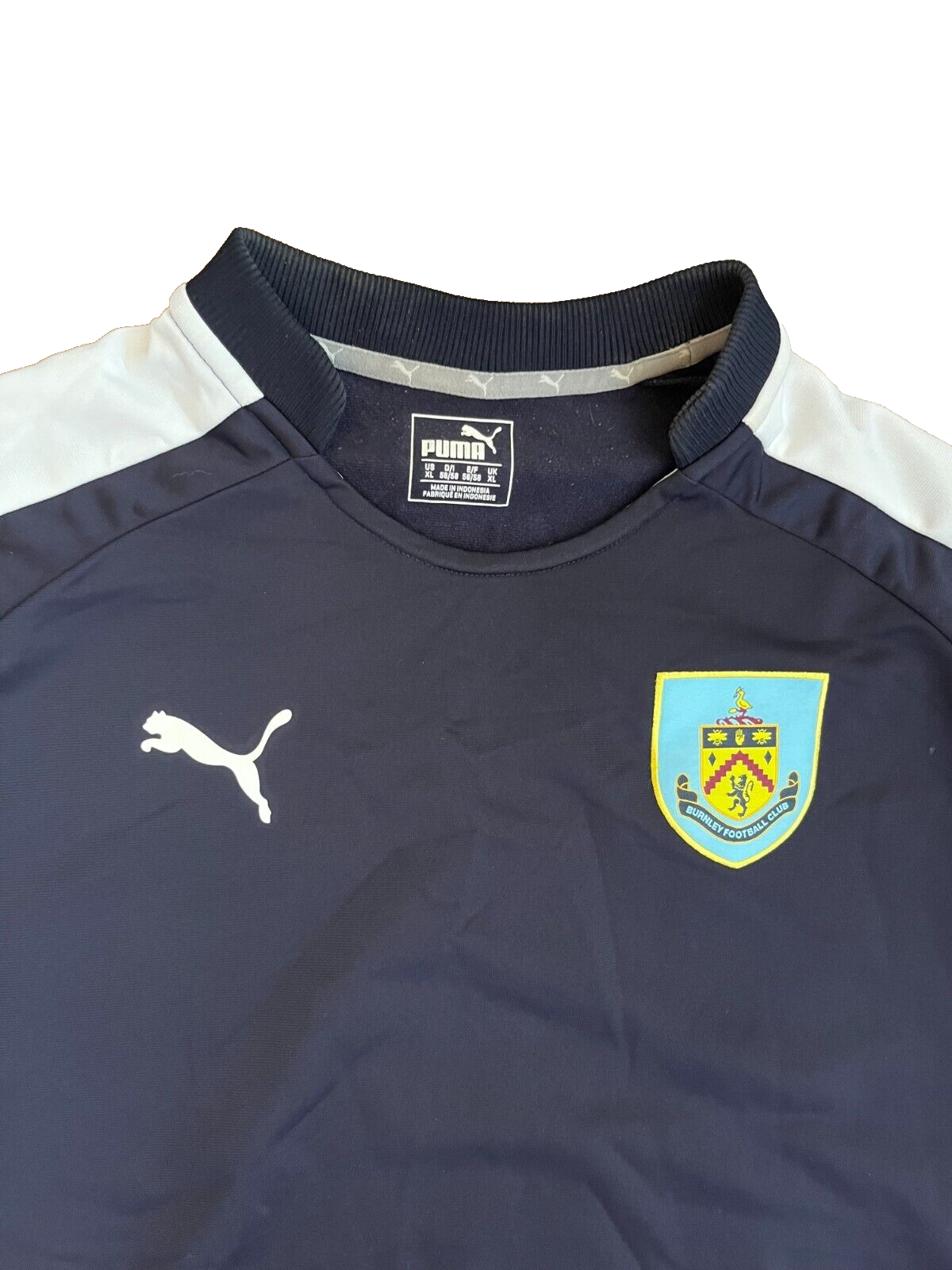 Burnley Sweat Football Pullover Training Sweatshirt Puma Size Men XL