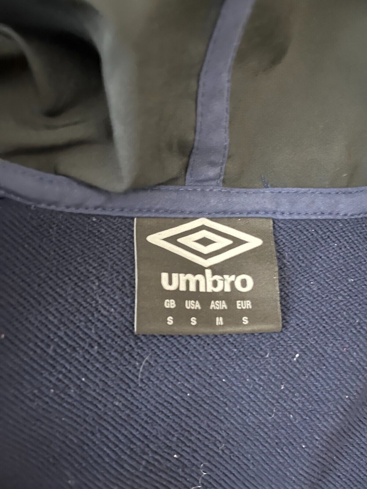 Everton Training Presentation Jacket Sudadera Umbro Windbreaker Men Size S