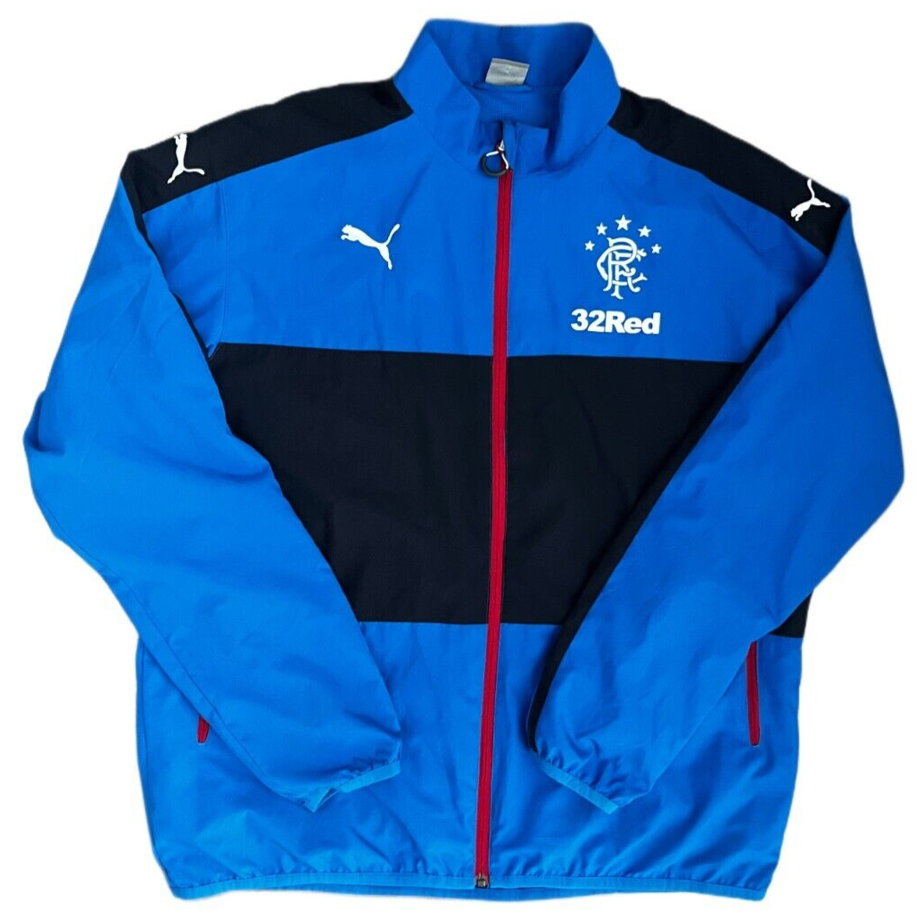 Glasgow Rangers Training Presentation Jacket Sudadera Puma Size Men 2XL