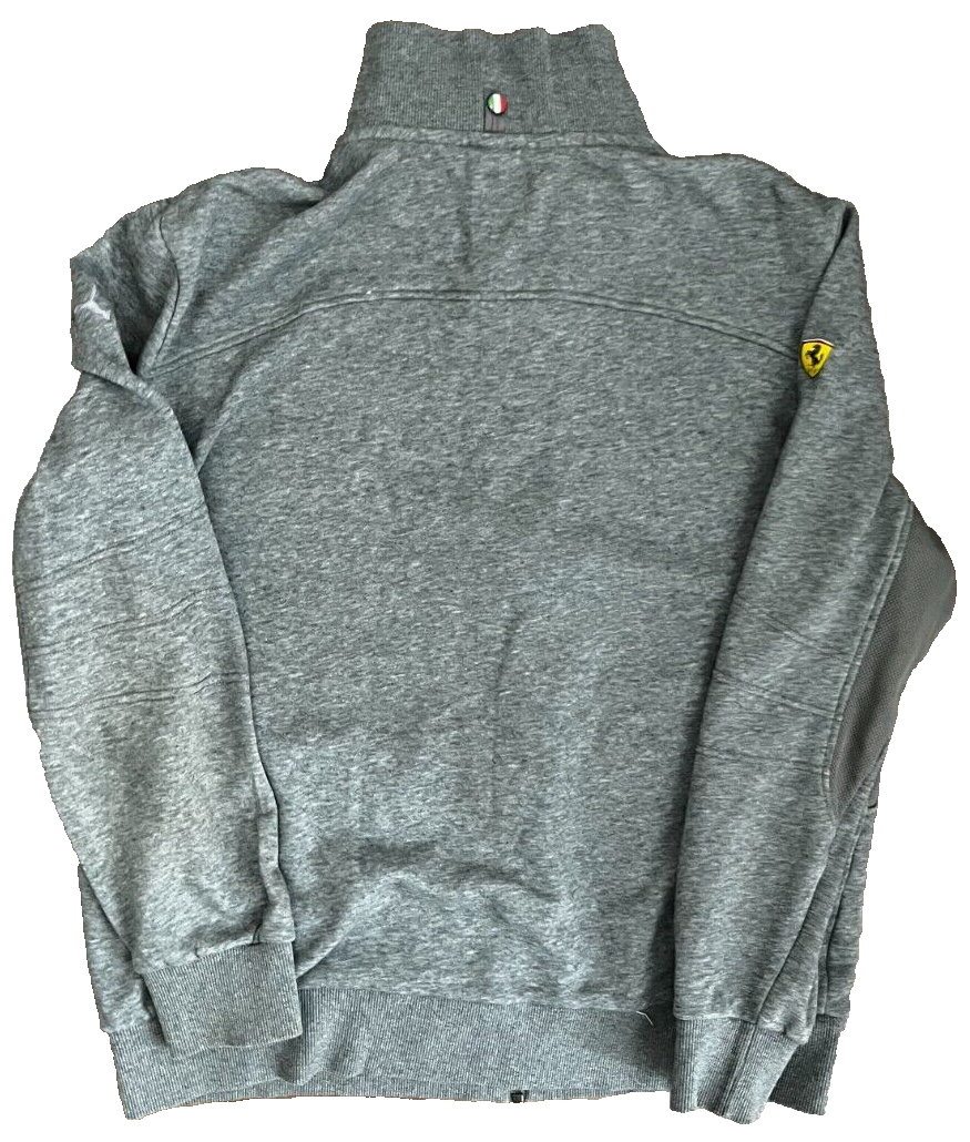 Ferrari Racing F1 Presentation Zip Up Jacket Gray Puma Size Men L