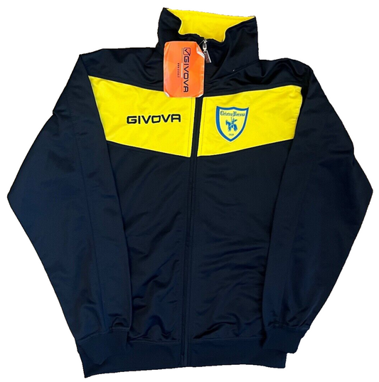 BNWT Vintage Chievo Verona Football Training Jacket Givova Men Size S