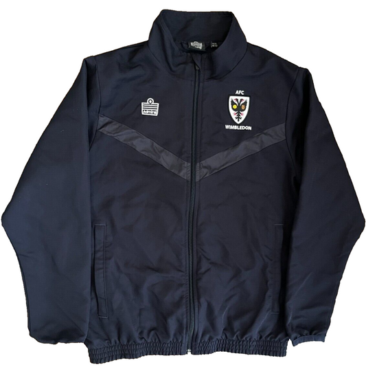 AFC Wimbledon Football Training Presentation Jacket Admiral Size 30-32