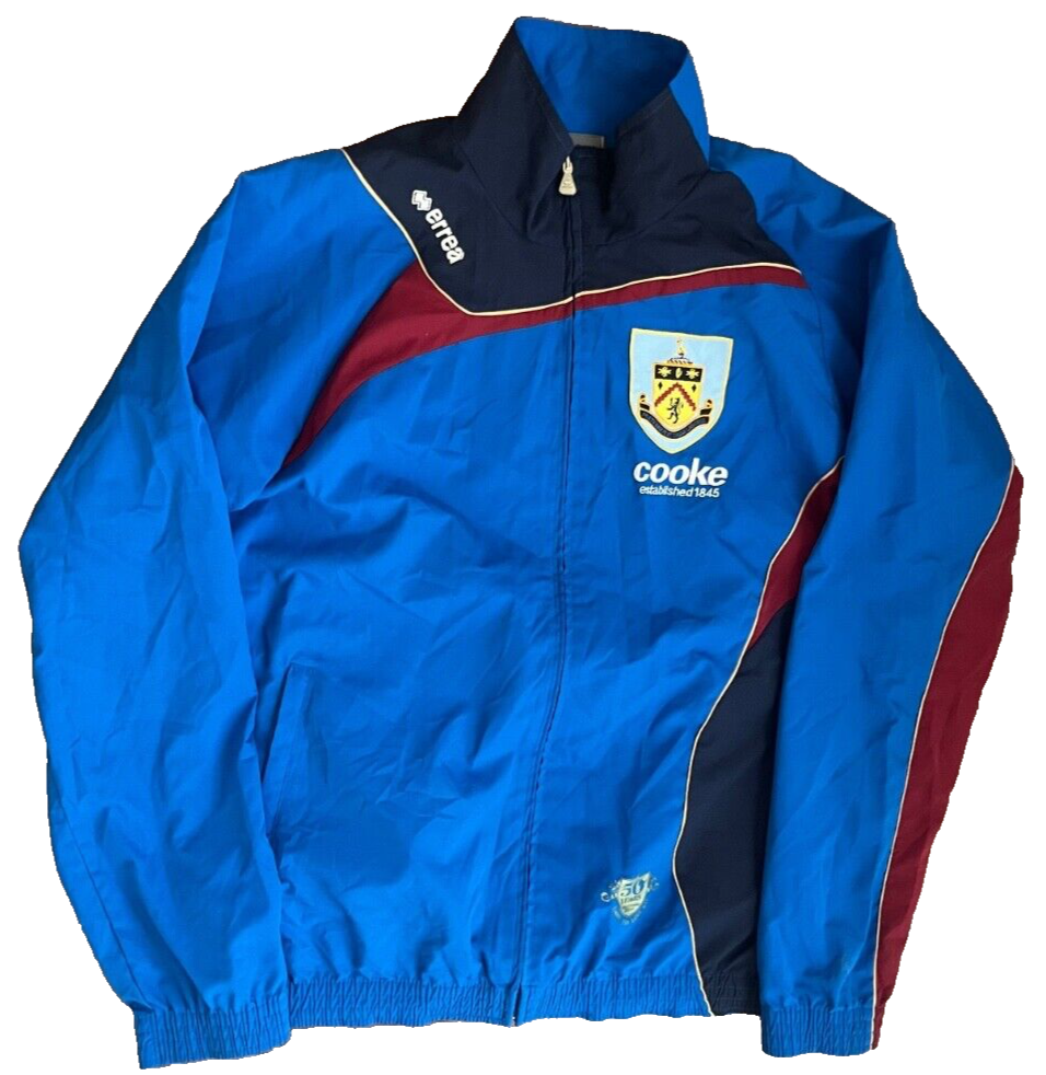 Burnley Jacket 2009 2010 Training 50 Years Champions Errea Football Size Men 3XL