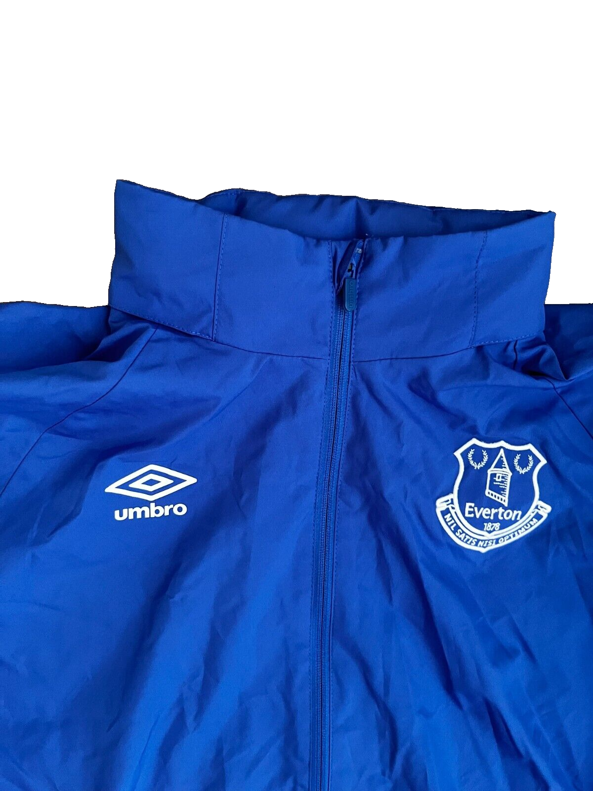 BNWT Everton Jacket Shower Football Training Windbreaker Umbro Size Men XXL