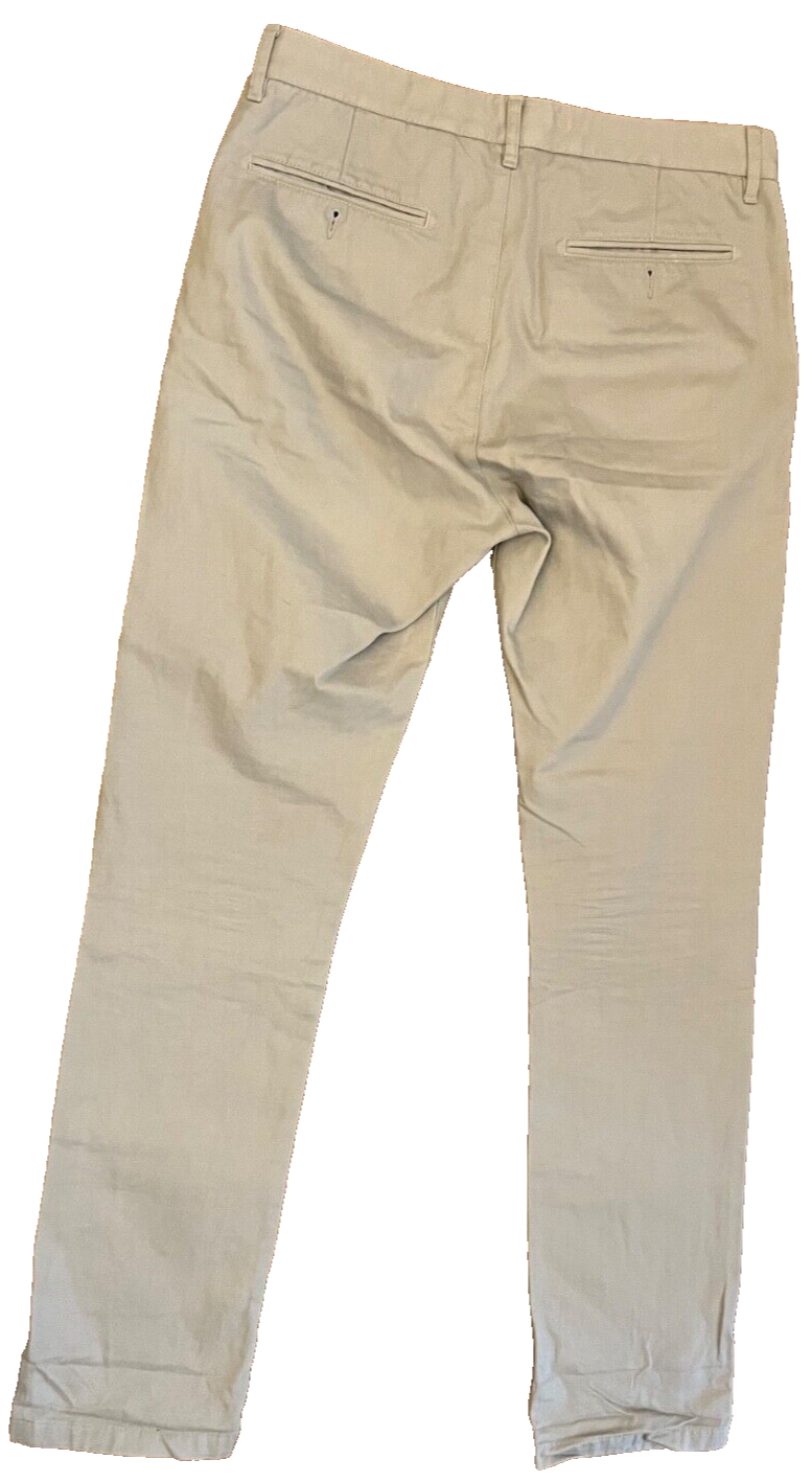 ACNE Studios Roc Twill Chino Pants Gray Cotton Trousers Size Men 50