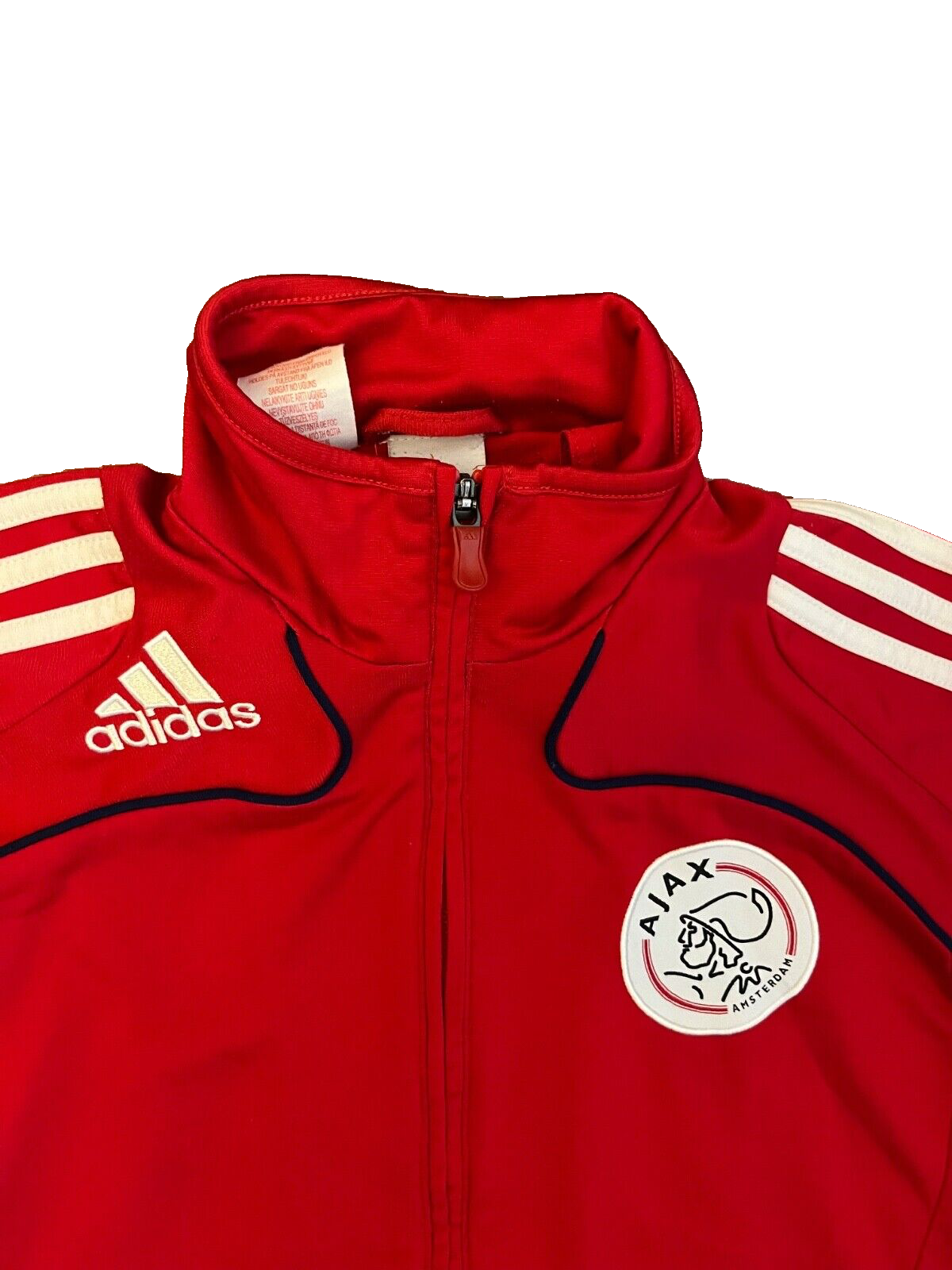 Ajax Track Jacket 2009 2010 Training Full Zip Adidas Football Youth Size L