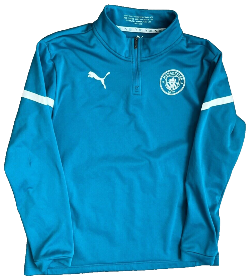 Manchester City Jacket 1/4 Zip Training Puma Football Size Men L