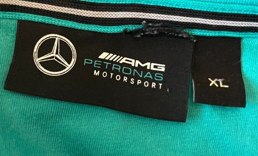 AMG Petronas Motorsport Mercedes Hoodie Jacket Sweat Size Men XL