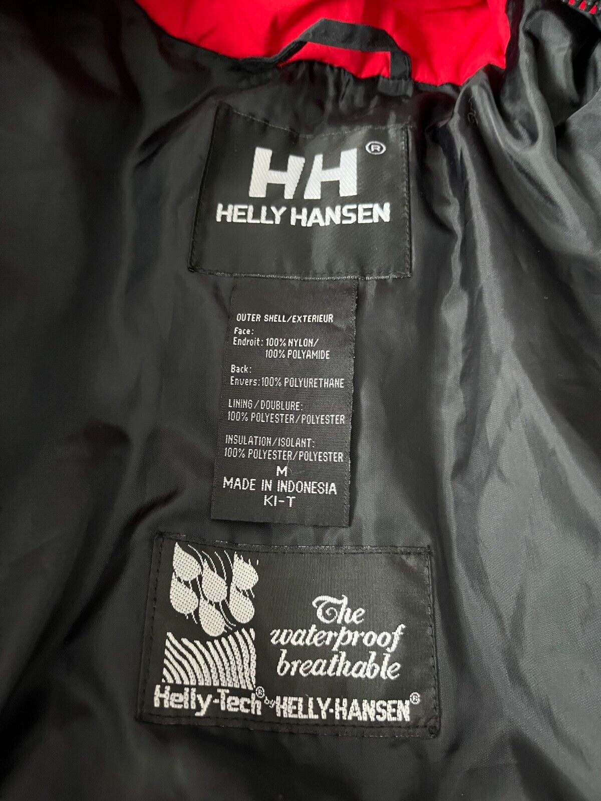 Helly Hansen Waterproof Breathable Thinsulate Tech Hooded Jacket Size Men M