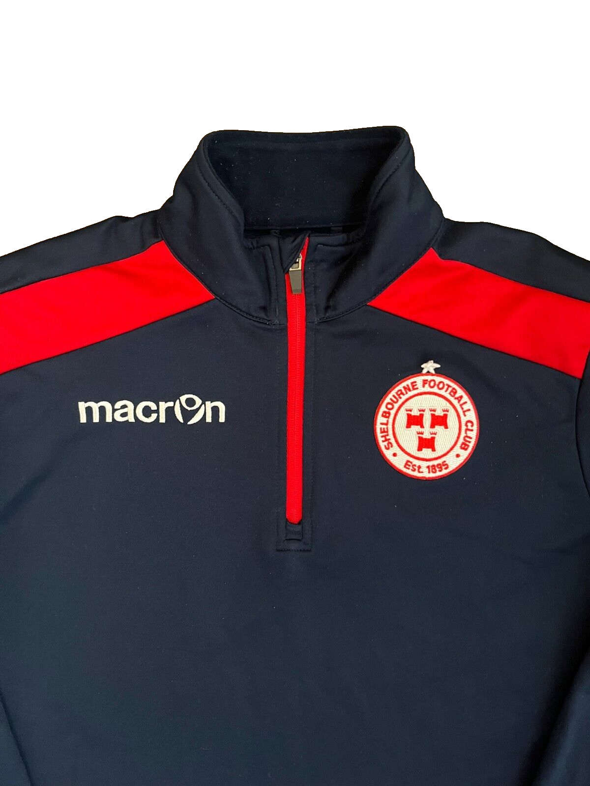 Shelbourne Football Training Presentation Jacket Sudadera Macron Size Men M