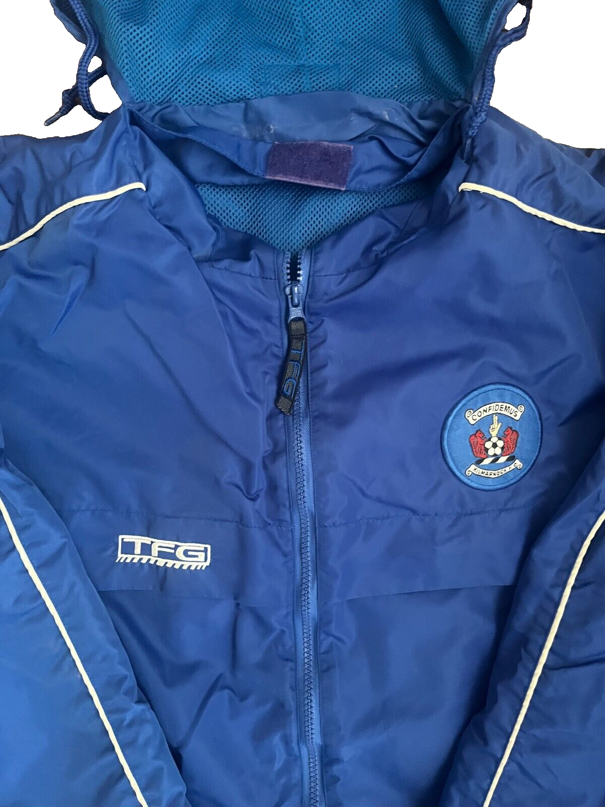 Kilmarnock Football Training Presentation Jacket Sudadera TFG Windbreaker Size L