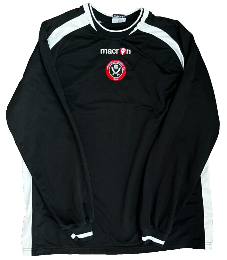 Sheffield United Training Presentation Sweatshirt Sudadera Macron Pullover XL