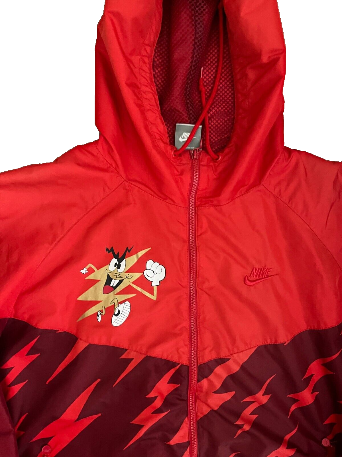 RARE Nike Todd James Jacket Zip Running Man Sudadera Windbreaker Red Men Size L