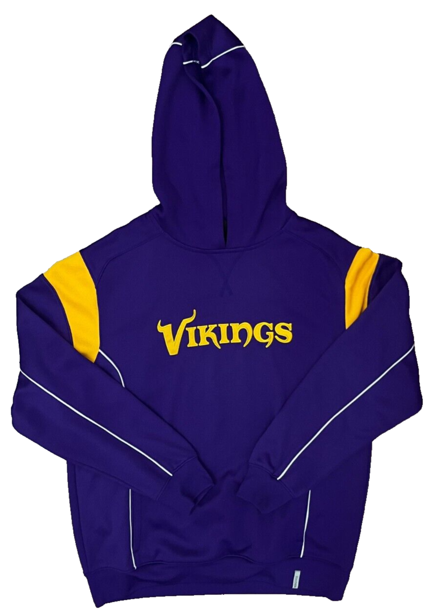 Minnesota Vikings NFL Hoodie Sweatshirt Sudadera Pullover Size Men S