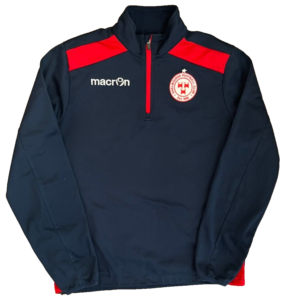 Shelbourne Football Training Presentation Jacket Sudadera Macron Size Men M