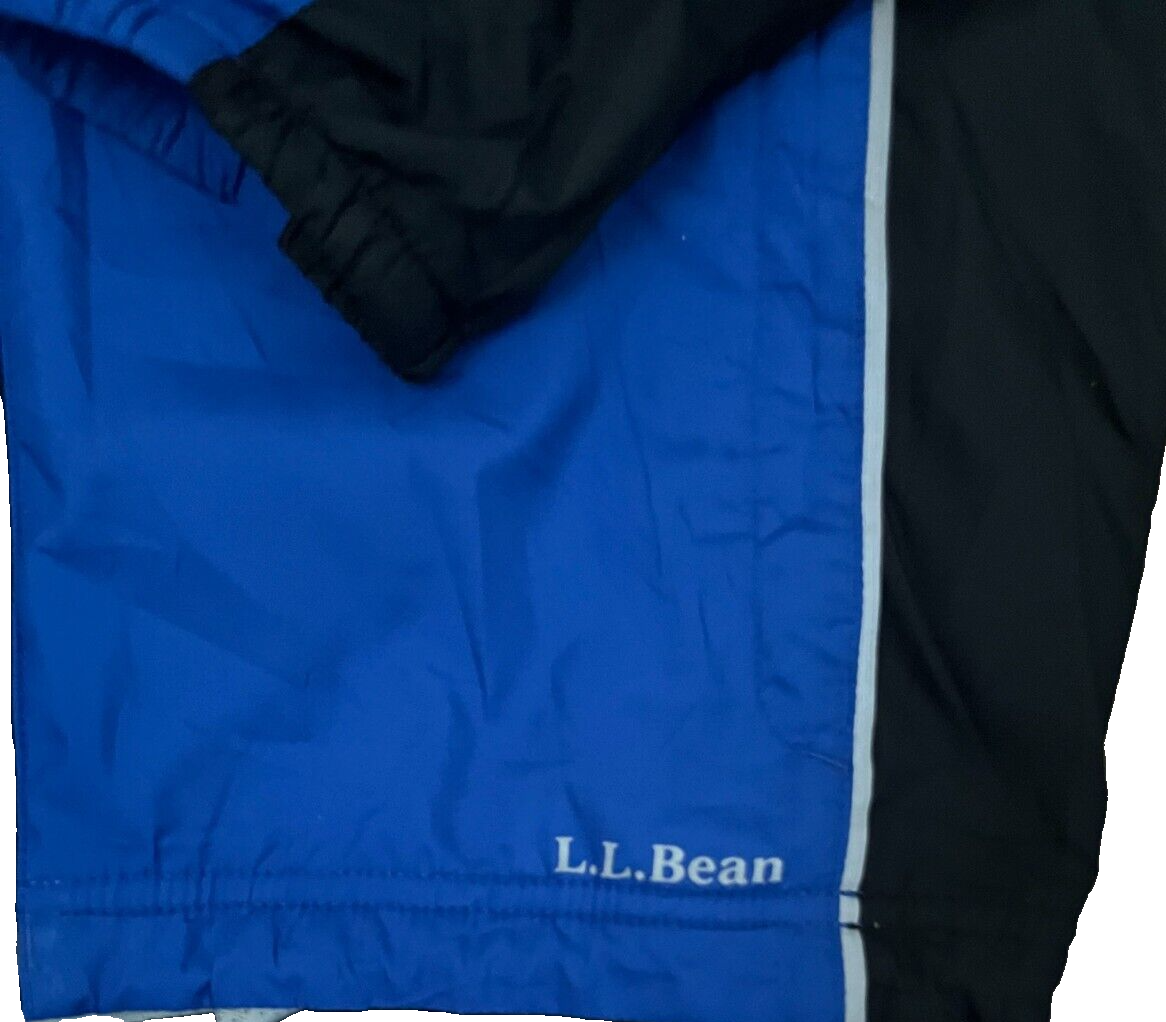 LL Bean Full Zip Jacket Windbreaker Blue Sudadera Men Size S