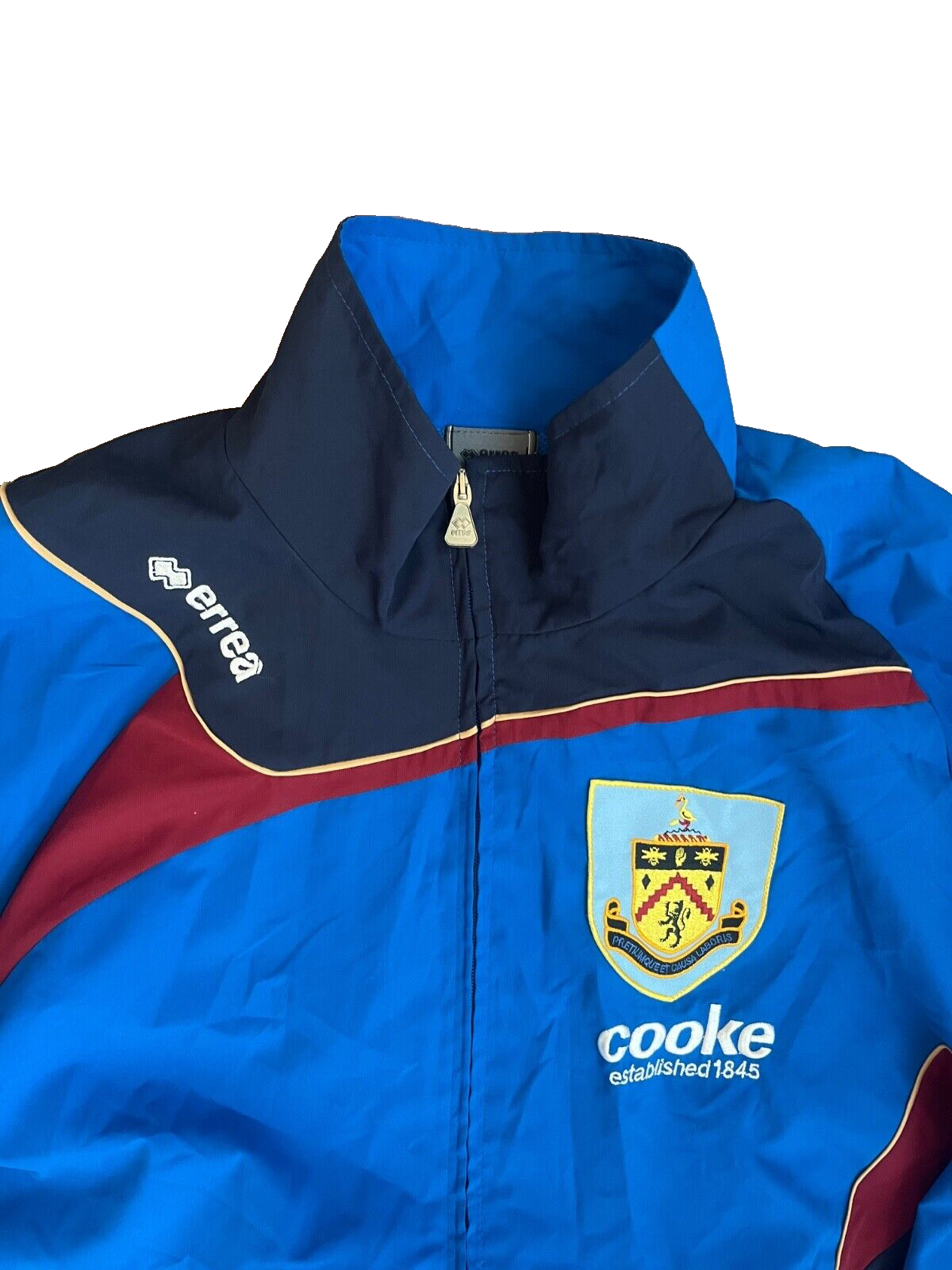 Burnley Jacket 2009 2010 Training 50 Years Champions Errea Football Size Men 3XL