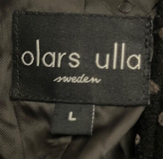 Olars Ula Coat Hooded Buttons Wool Jacket Women Size L