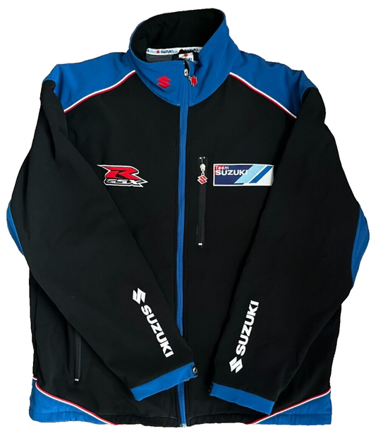 Suzuki GSX R Racing MotoGP Motorcycle Presentation Jacket Sudadera Size XXL