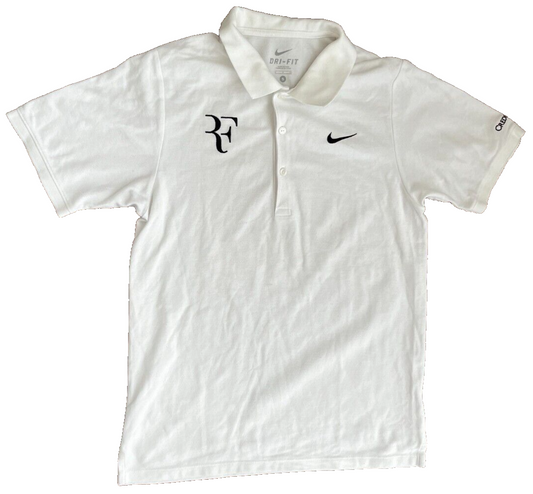 Roger Federer Tennis Polo Shirt Jersey Nike Size Men S 445890-100