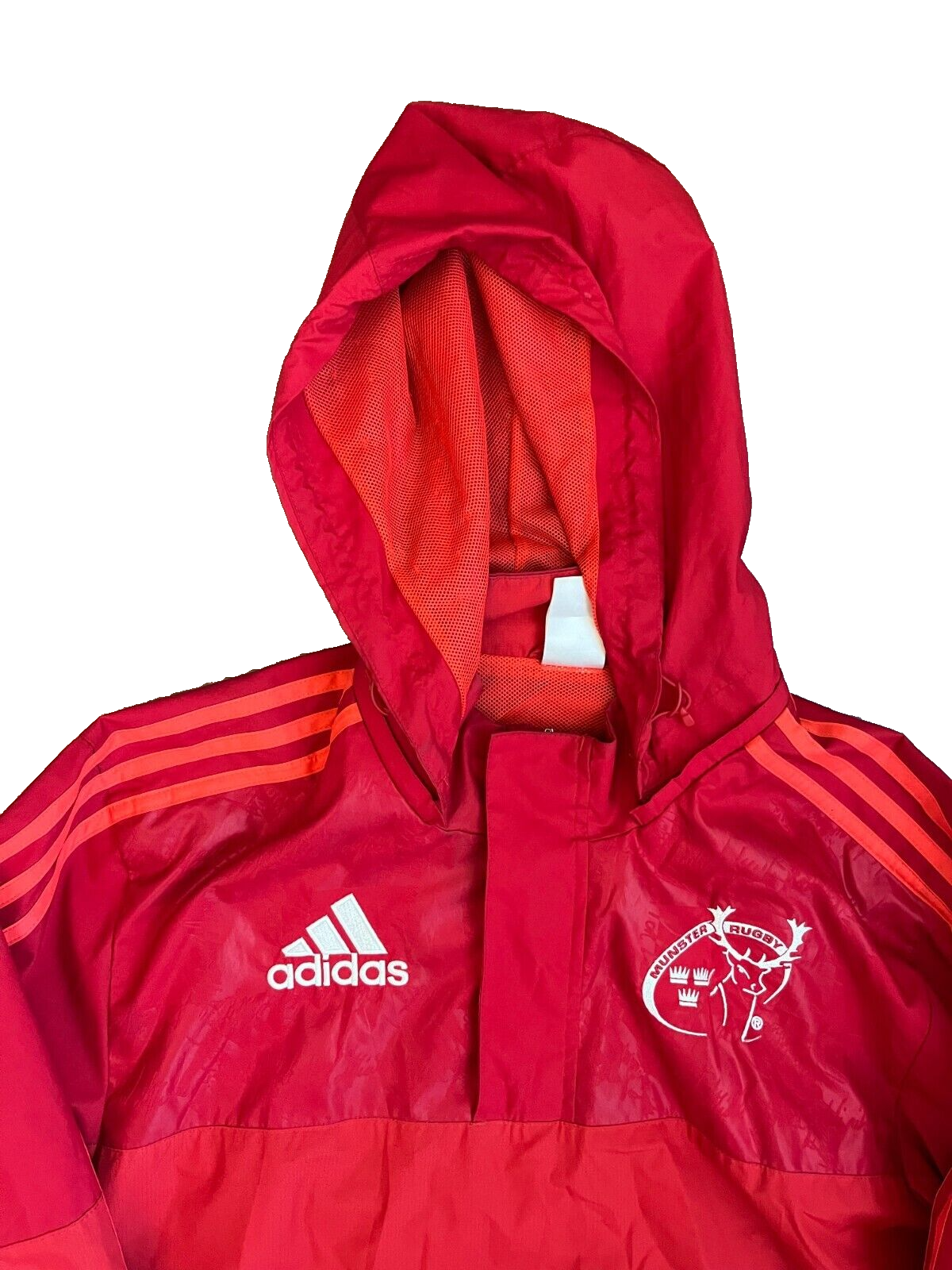 Munster Rugby Training Presentation Jacket Adidas Windbreaker Size Men M