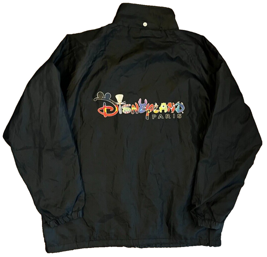 Disneyland Paris Jacket Windbreaker Oversized Full Zip Size Men M