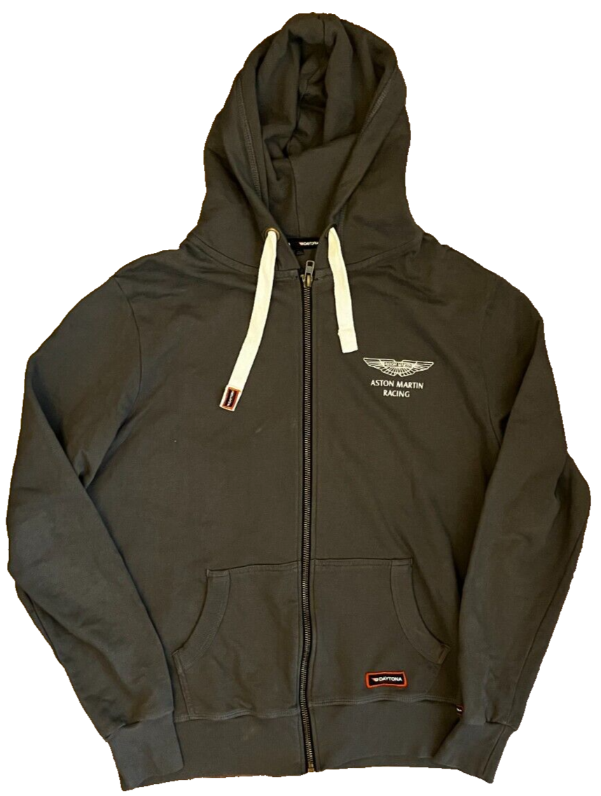 Aston Martin Hoodie Racing Daytona Jacket Full Zip Size Men 2XL