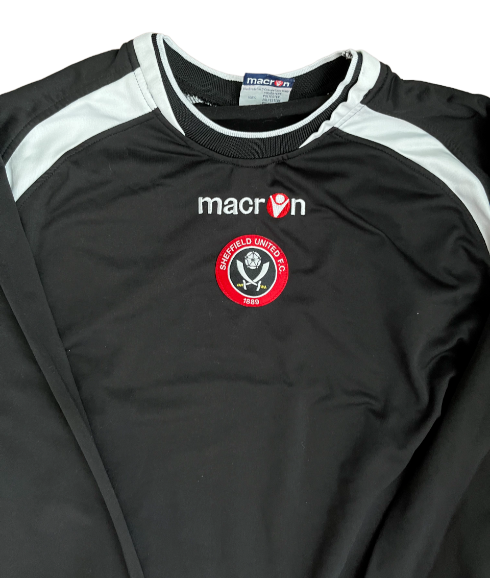 Sheffield United Training Presentation Sweatshirt Sudadera Macron Pullover XL