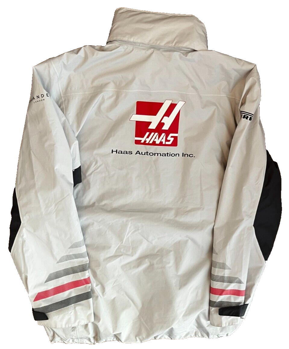 BNWT Haas F1 Formula Racing Team Rain Jacket Windbreaker Branded London Men 2XL