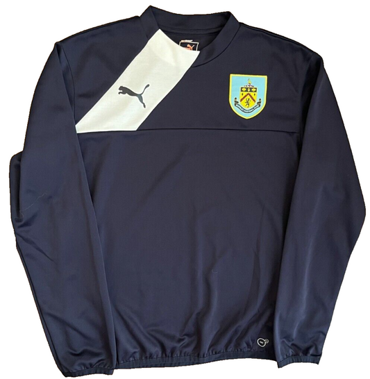 Burnley Sweat Football Pullover Training Sweatshirt Puma Size Men S