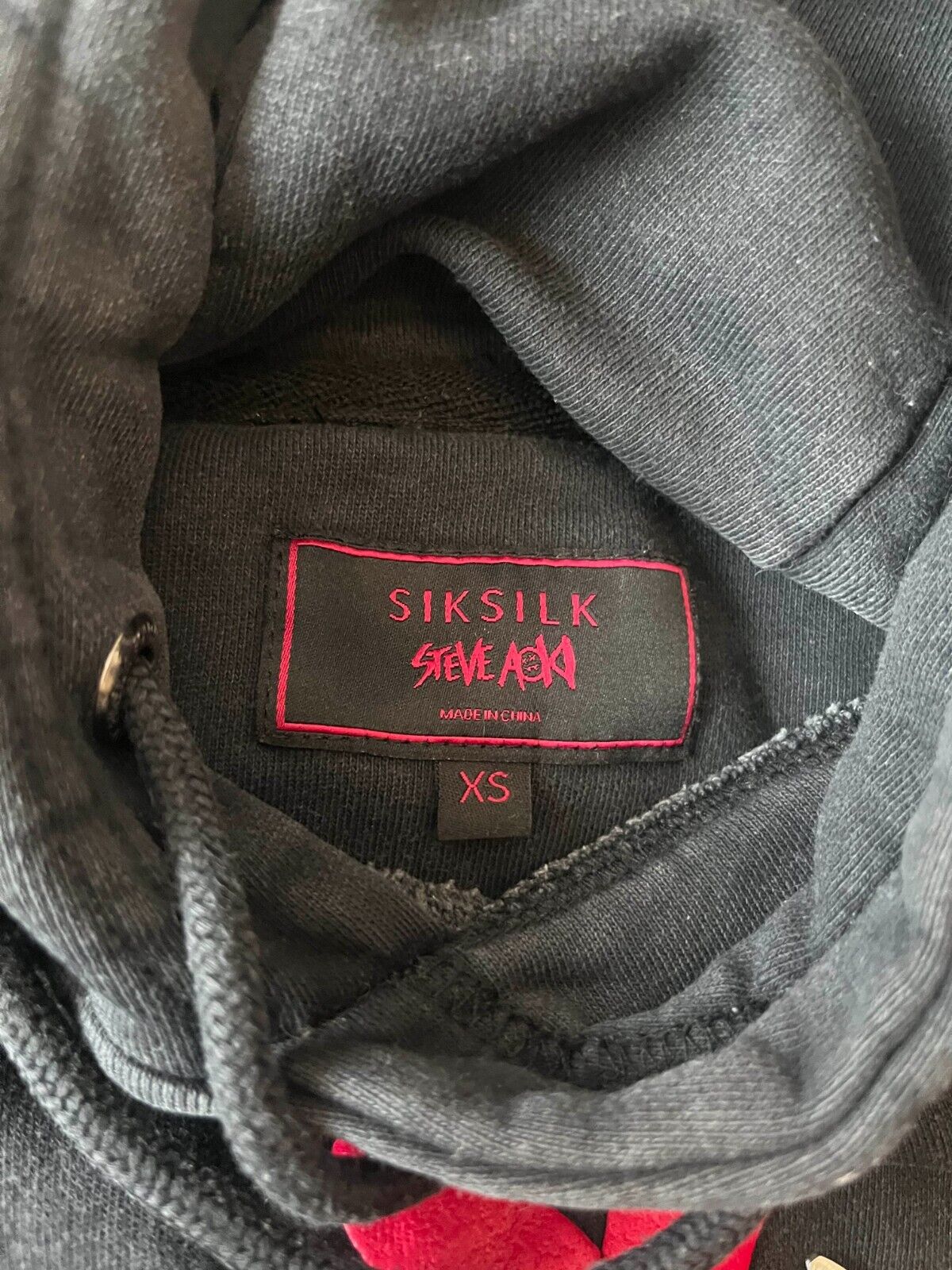 Siksilk Steve Aoki Hoodie Sweatshirt Pullover Men Size XS