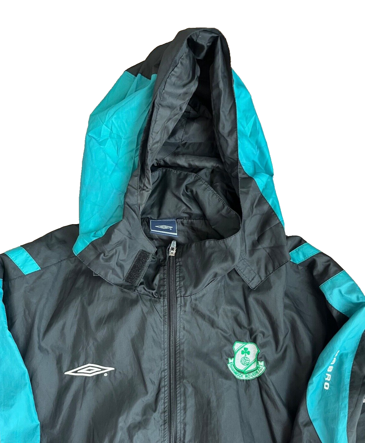 Shamrock Rovers Jacket Football Training Umbro Windbreaker Size Men M