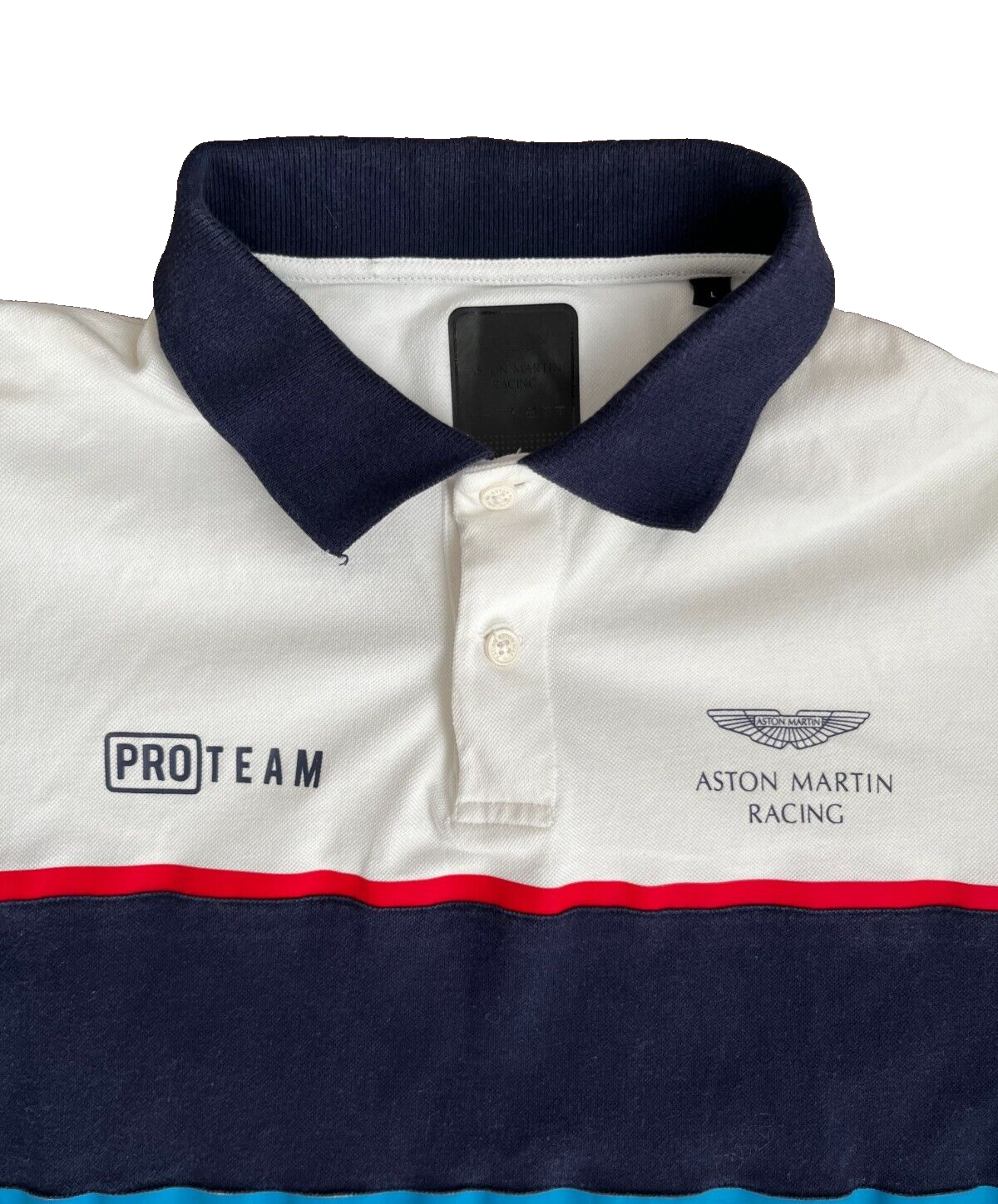 Aston Martin Racing F1 Hackett London Pro Team Polo Shirt Size Men L