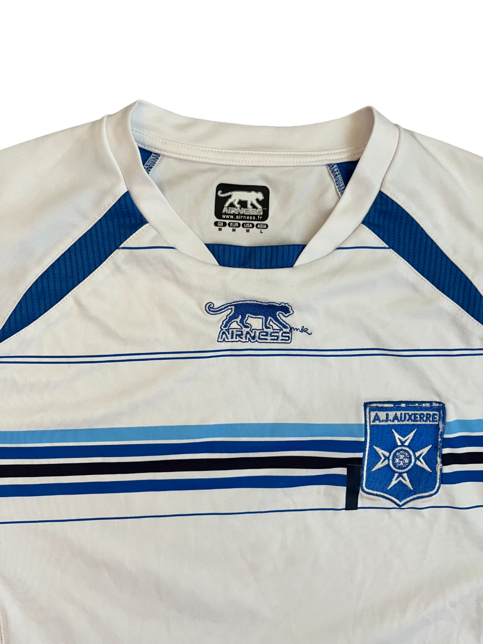 AJ Auxerre Jersey 2012 2013 2014 Home Shirt Airness Football Size Men M