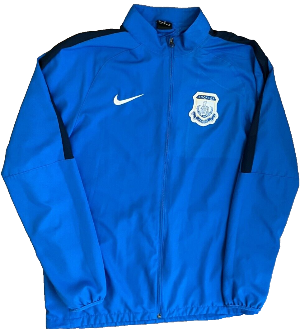 RARE Apollon Limassol Training Jacket Full Zip Football Nike Size Men XL