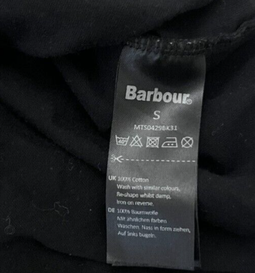 Barbour International Longsleeve Cotton Shirt Tailored Fit Camiseta Men Size S