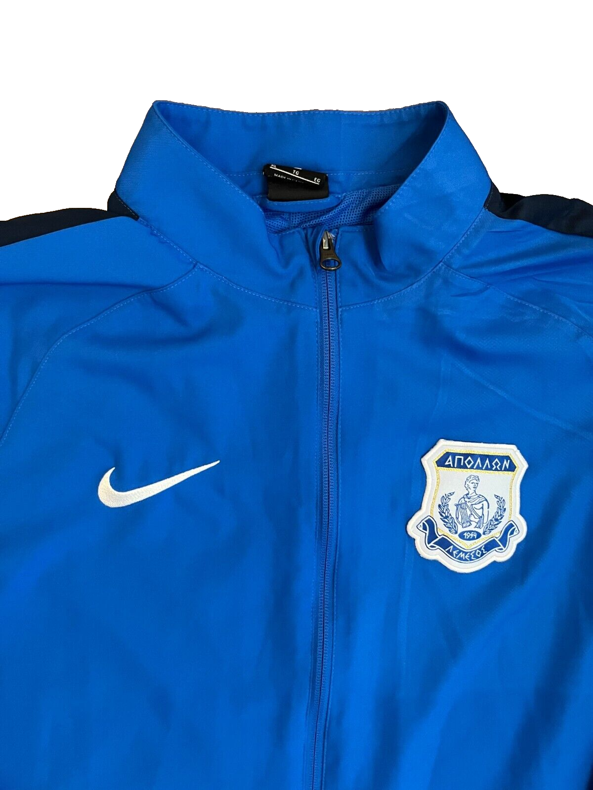 RARE Apollon Limassol Training Jacket Full Zip Football Nike Size Men XL