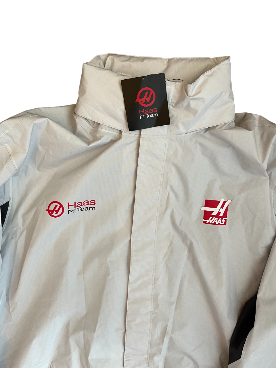 BNWT Haas F1 Formula Racing Team Rain Jacket Windbreaker Branded London Men 2XL