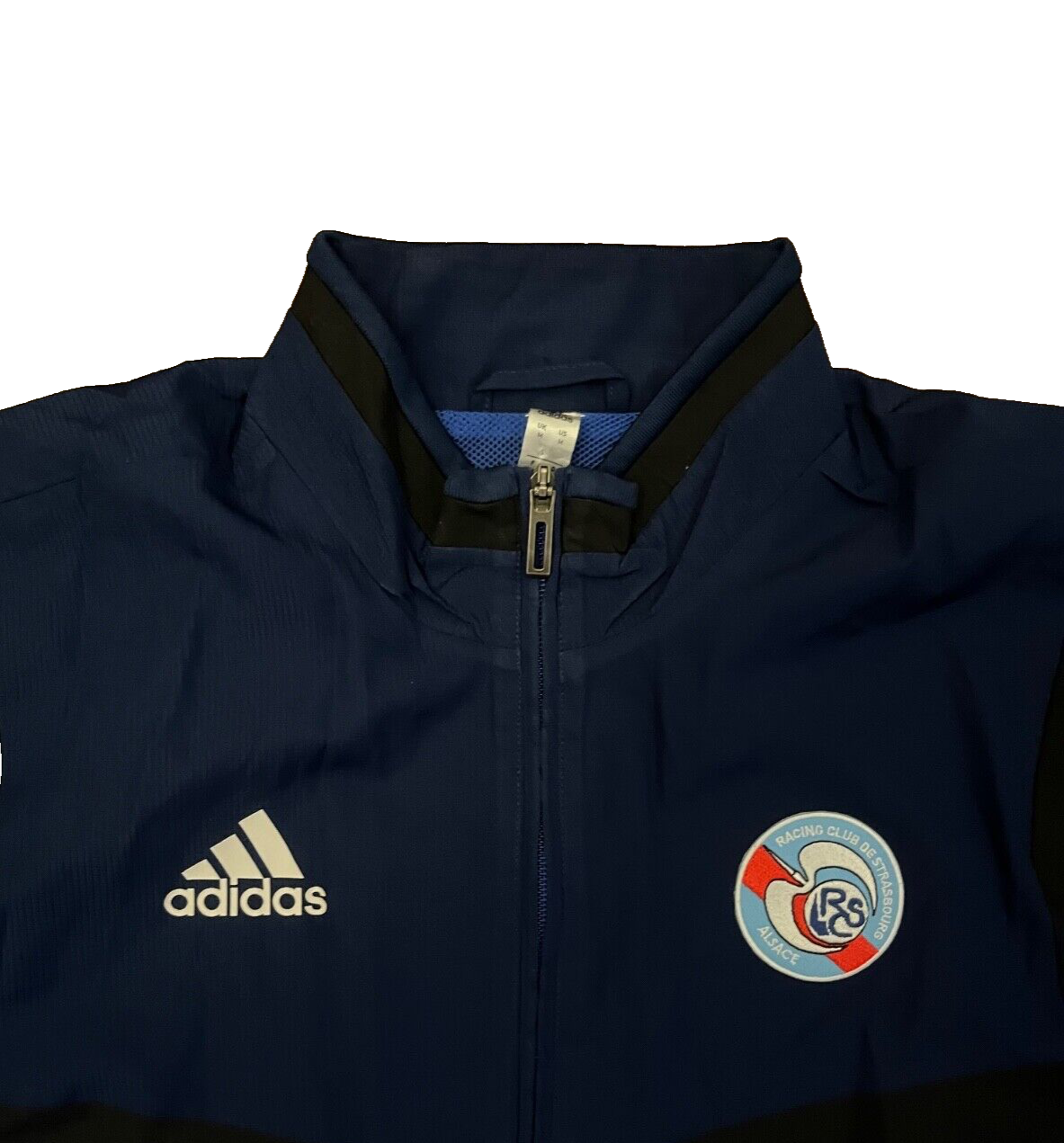 RARE RCS Strasbourg Jacket 2019 Adidas Football Full Zip Size Men M