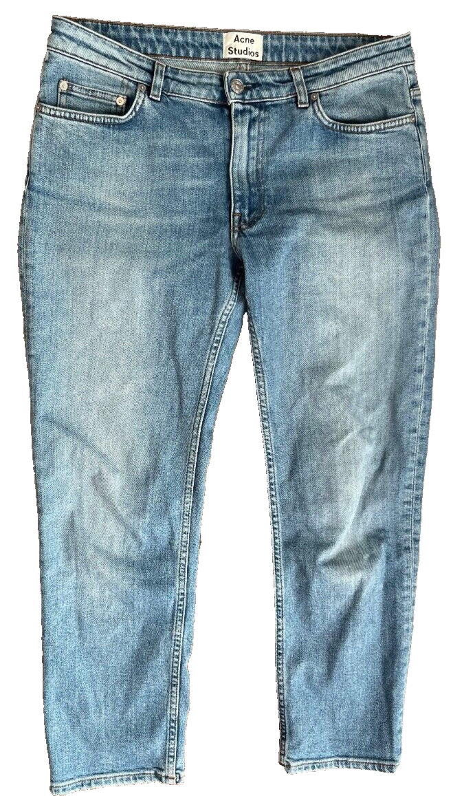 ACNE Studios Jeans Blue Women 28/34 Straight Fit Denim Row LV